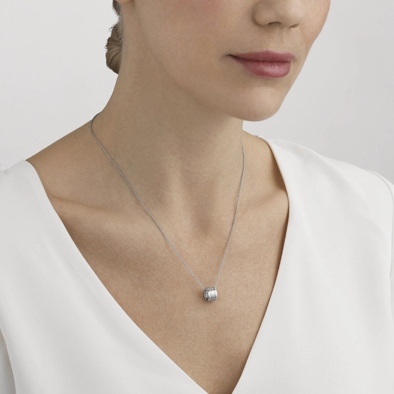 Georg Jensen Fusion 18ct White Gold Diamond Necklace