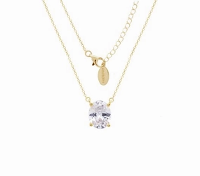 Georgini - A Christmas Journey Ellipse Pendant Gold