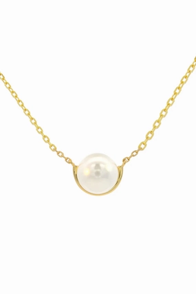 Georgini - Adagio Crescent Nine - 2 - Five Pearl Necklace Gold