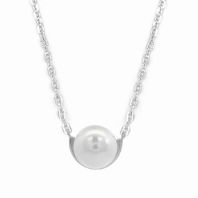 Georgini - Adagio Crescent Nine - 2 - Five Pearl Necklace Silver