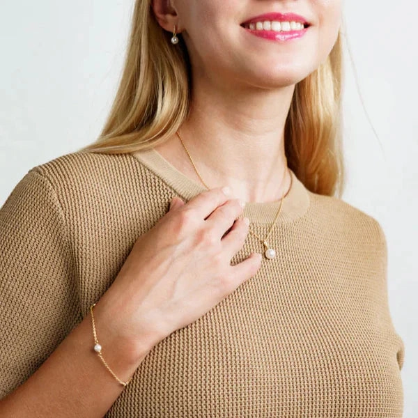 Georgini - Adagio Effortless Glow Pearl Pendant Gold