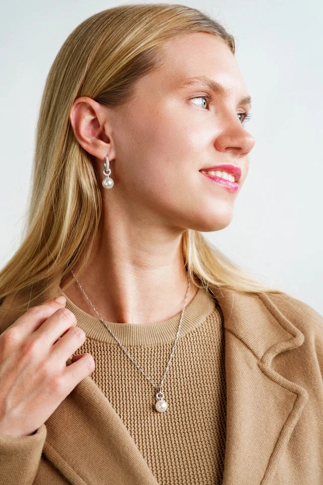 Georgini - Adagio Pearl Duo Pendant Silver