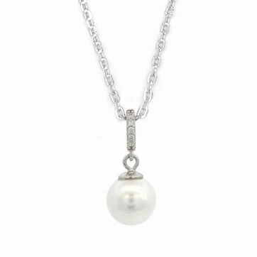 Georgini - Adaigo Silver Effortless Glow Pearl Necklace