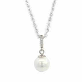 Georgini - Adaigo Silver Effortless Glow Pearl Necklace