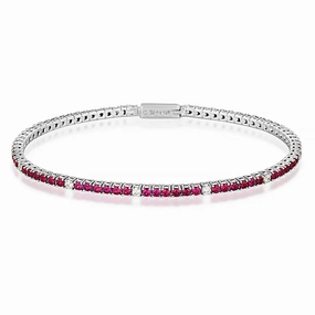 Georgini - Milestone Red Cubic Zirconia Tennis Bracelet