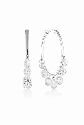 Georgini - Mirage Edith Hoop Earrings Silver