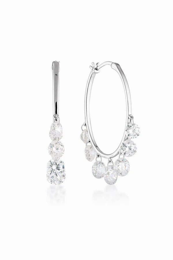 Georgini - Mirage Edith Hoop Earrings Silver