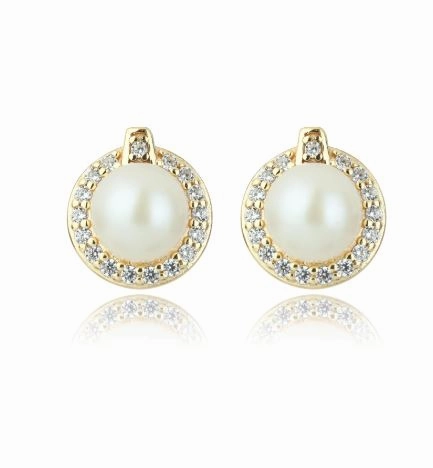 Georgini - Oceans Tasman Freshwater Pearl Earrings Gold