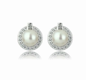 Georgini - Oceans Tasman Freshwater Pearl Earrings Silver