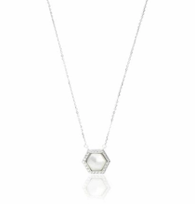 Georgini - Oceans Torquay Mother of Pearl Necklace Silver