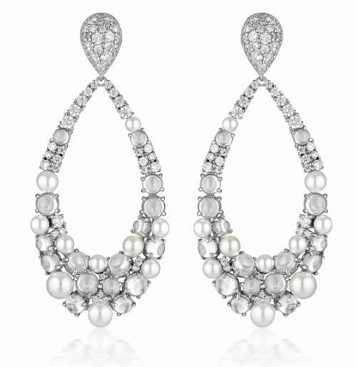 Georgini - Red Carpet Met Earrings Silver