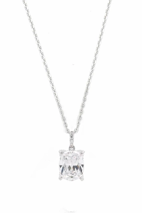 Georgini - Sydney Soire Elaine Cushion Cut Pendant Silver