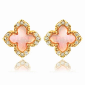 Georgini - Sydney Soiree Fairwater Mother of Pearl Gold Stud