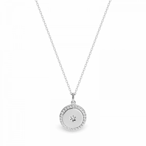 Georgini Libra Rhodium Pendant