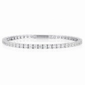 Georgini Selena 3mm Silver Tennis Bracelet - Cubic Zirconia