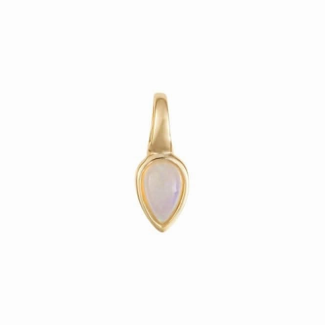 Gold Plated Birthstone October Opal Pendant P5223