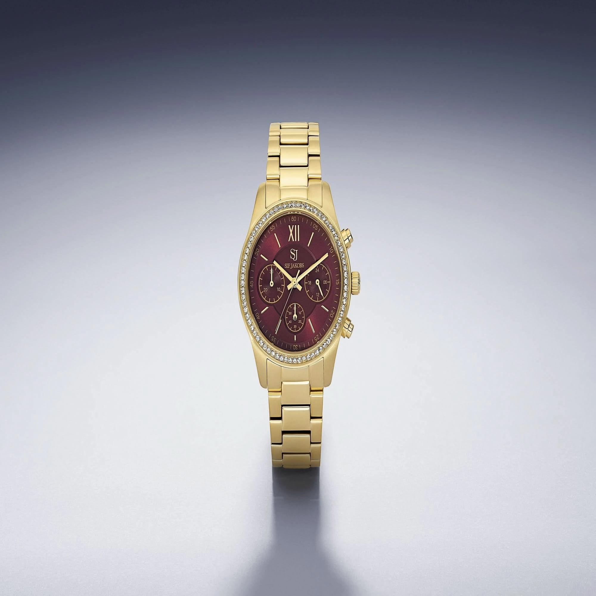 Gold Plated Domenica Watch SJ-W2407-CZ-YG