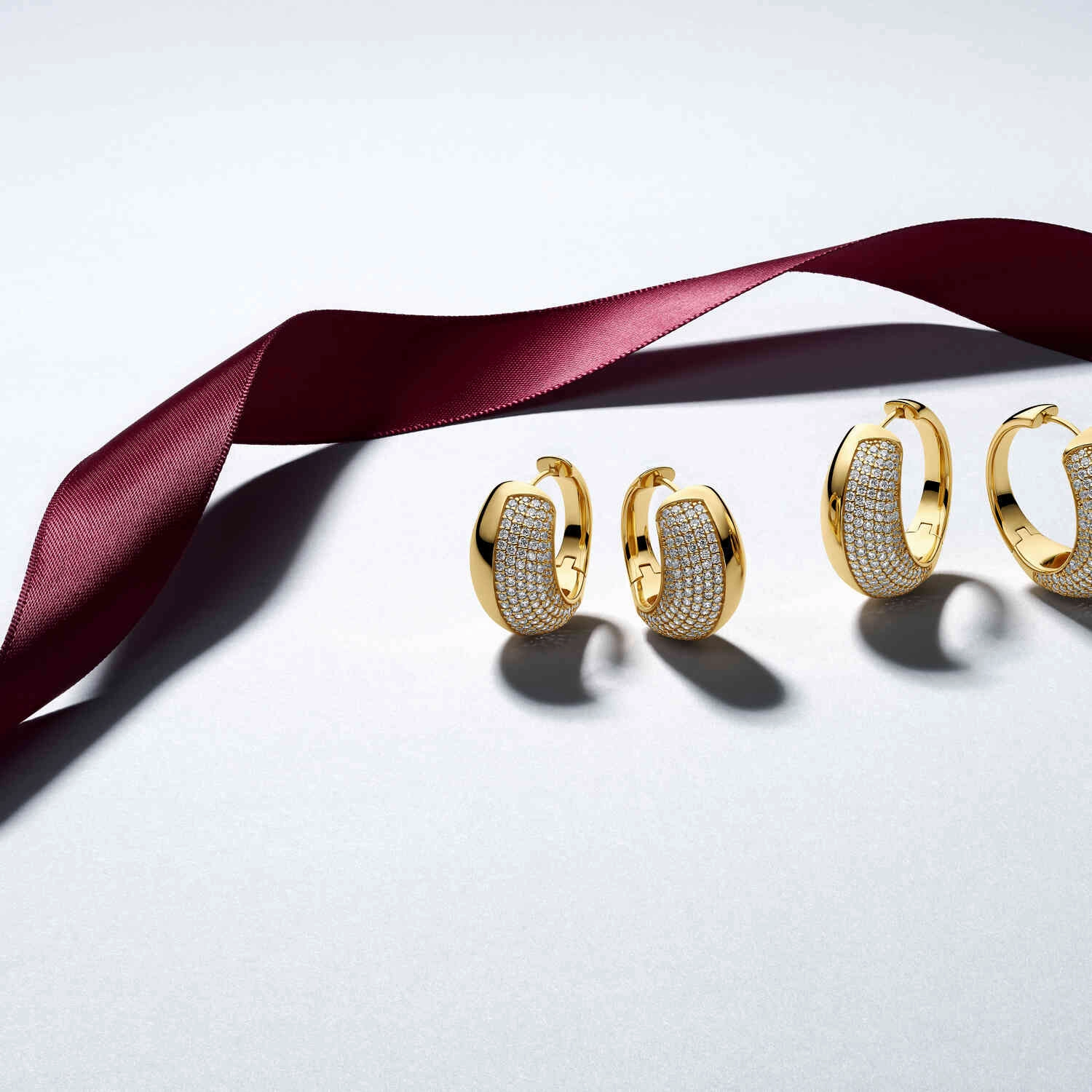 Gold Plated Fasano Piccolo Earrings SJ-E2487-CZ-YG