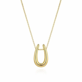 Gold Plated Goccia Parvus Necklace SJ-N2486-CZ-YG