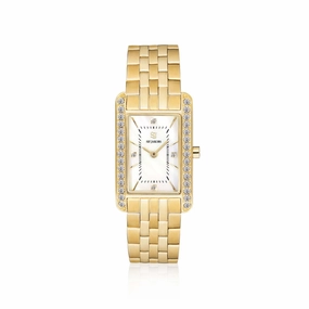 Gold Plated Martina Set SJ-W2306SET-CZ-YG