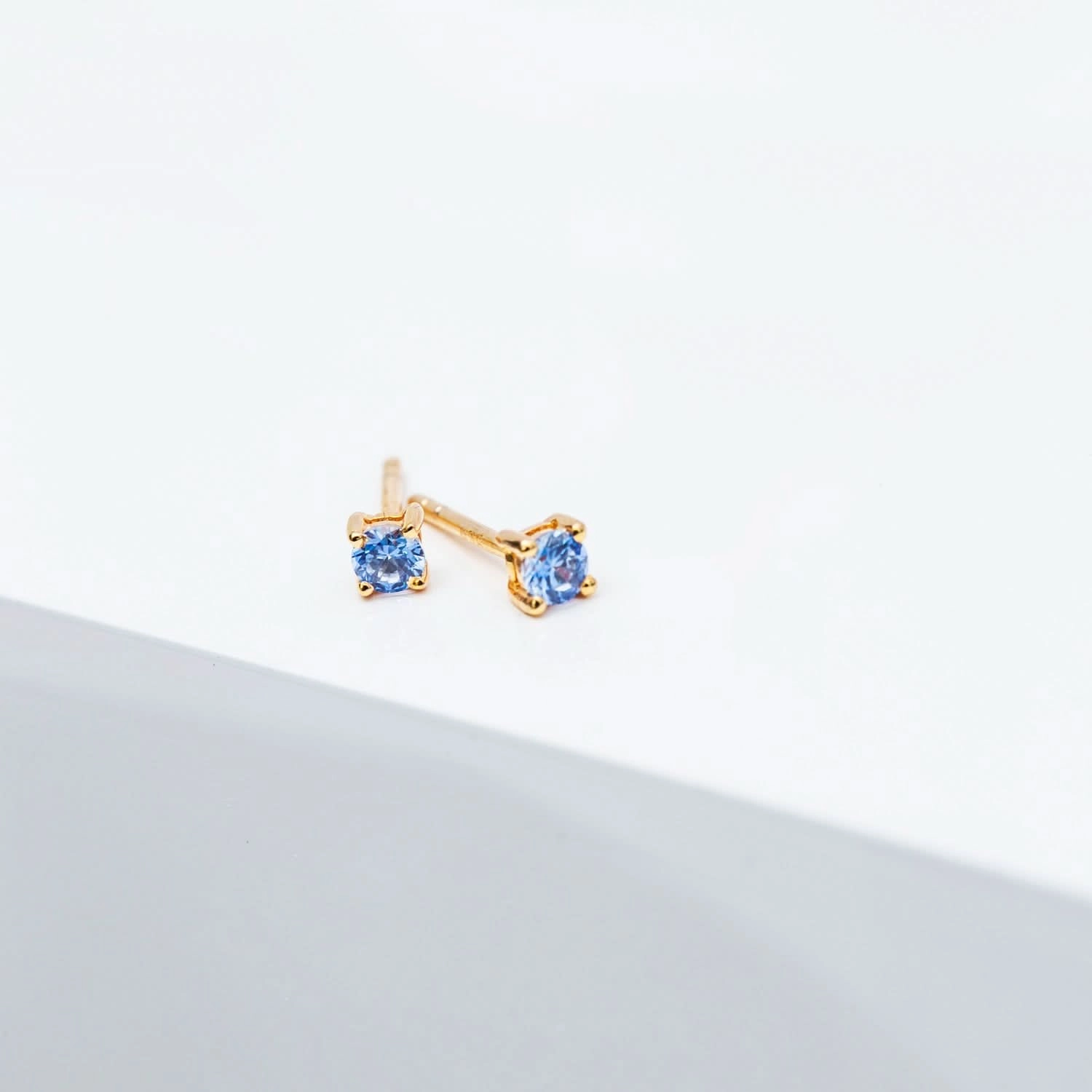 Gold Plated Princess Piccolo Earrings SJ-E3MMRD-BLN-YG