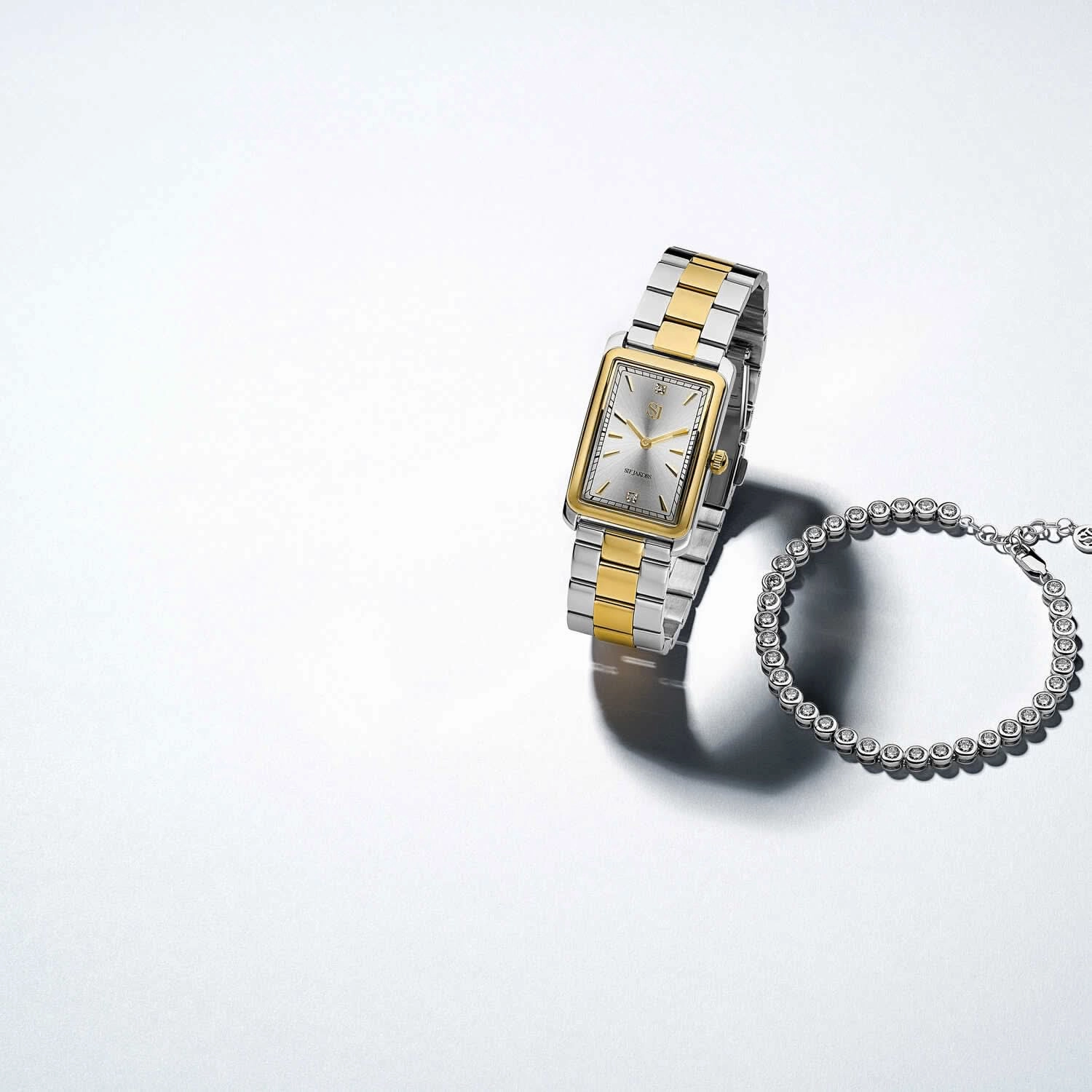 Gold Plated Santina Watch Set SJ-W1030SET-YG2