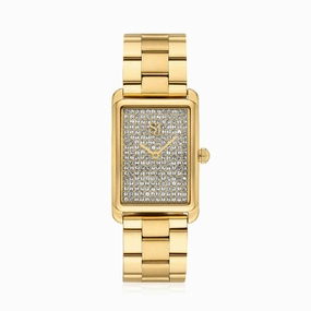 Gold Plated Santina Watch SJ-W1034-CZ-YG