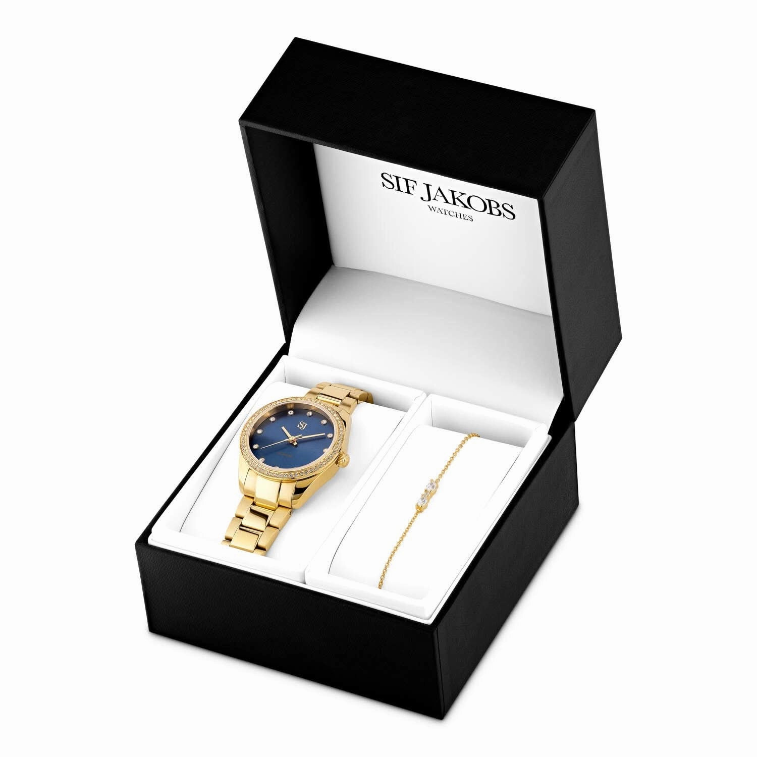 Gold Plated Valeria Set Gold SJ-W2307SET-CZ-YG