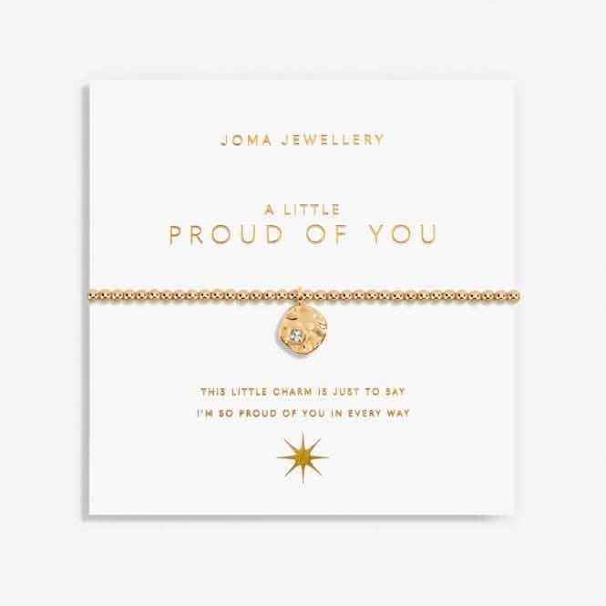 Gold Proud Of You Gold 17.5cm Stretch Bracelet 6185