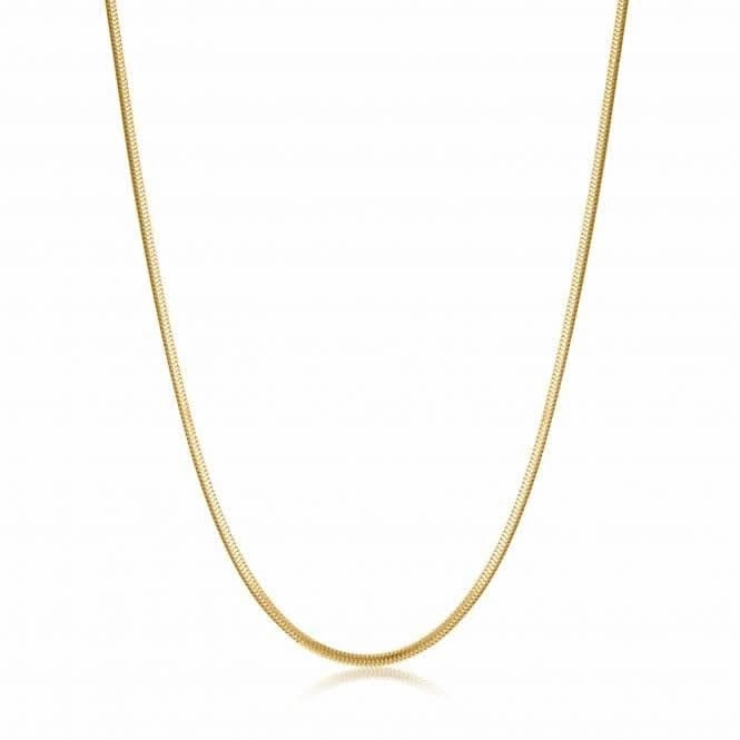 Gold Snake Chain Necklace N038-01G