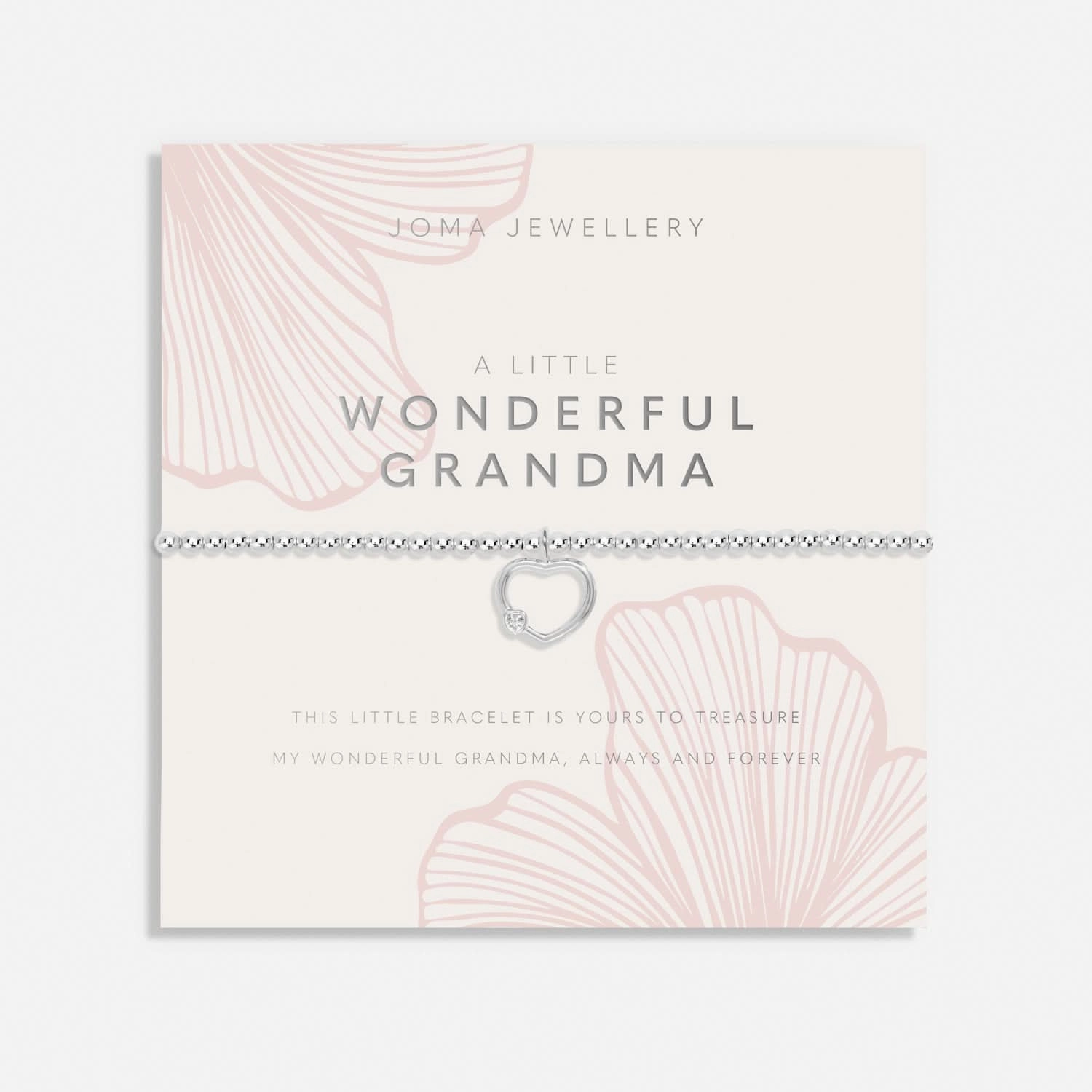 Grandmother A Little Wonderful Grandma Silver Plated Bracelet 8560