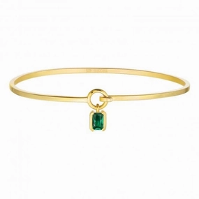 Green Zirconia Roccanova Bangle SJ-B42262-GCZ-YG