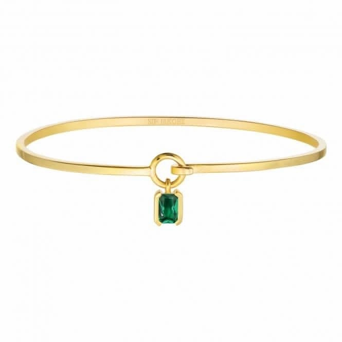 Green Zirconia Roccanova Bangle SJ-B42262-GCZ-YG
