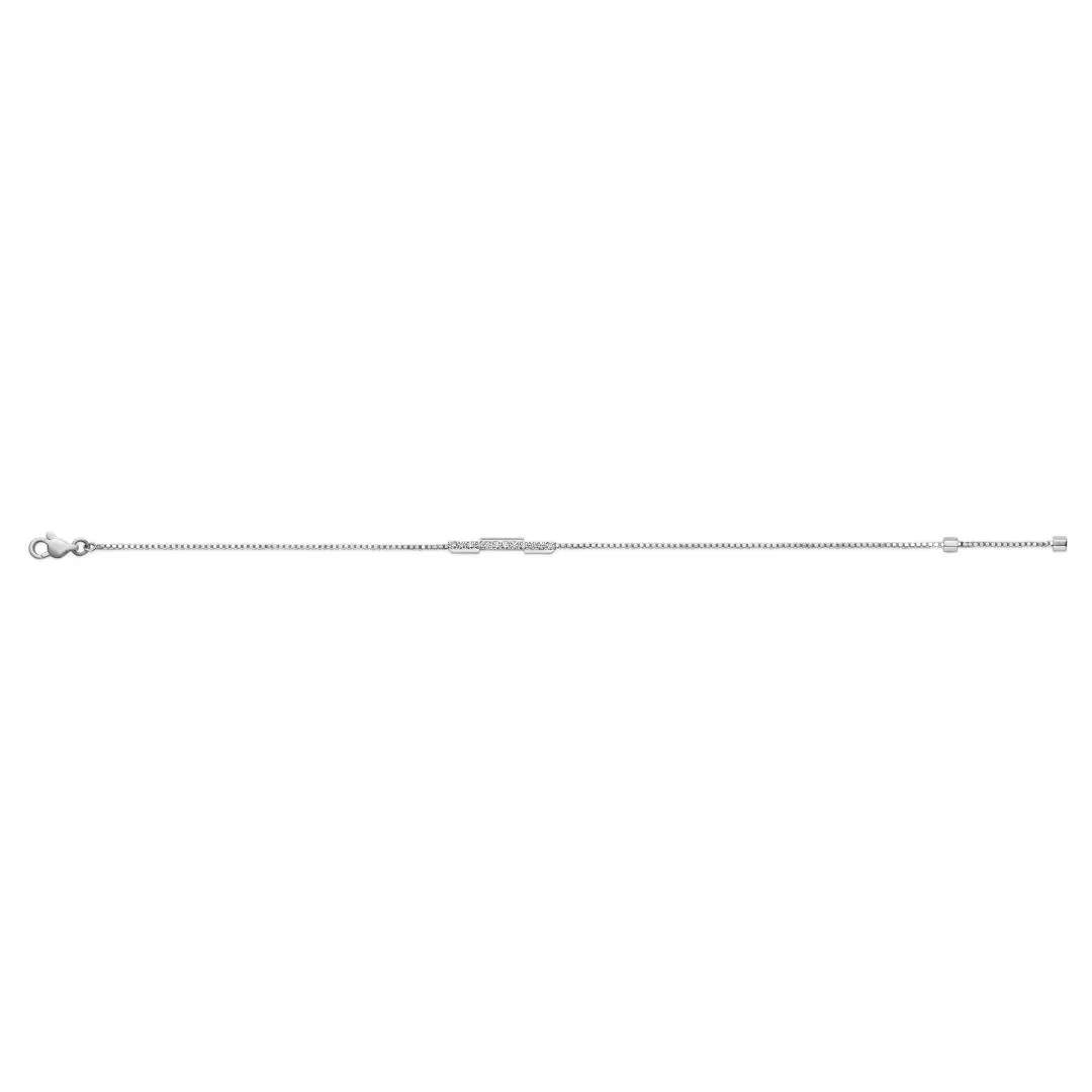 Gucci Link to Love 18ct White Gold Diamond Chain Bracelet