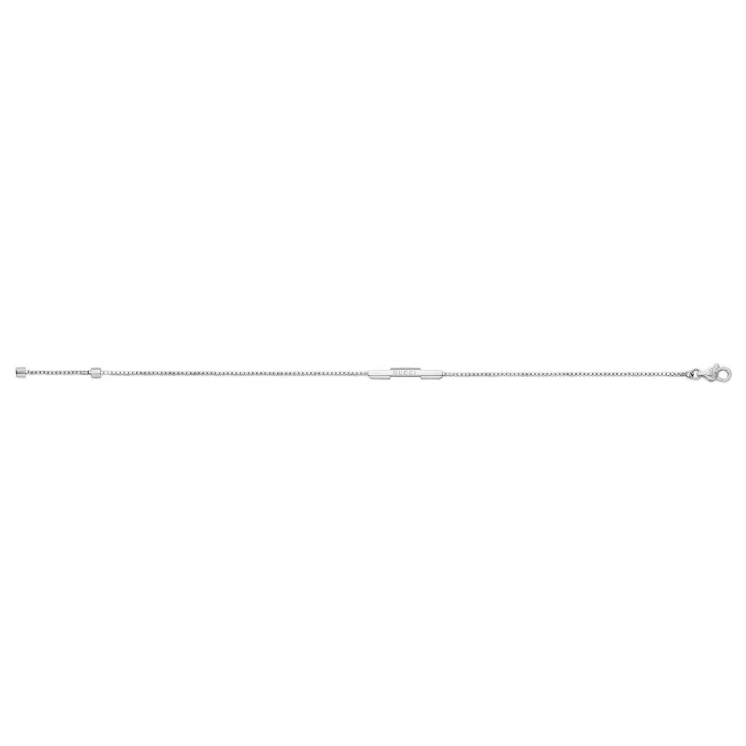 Gucci Link to Love 18ct White Gold Diamond Chain Bracelet