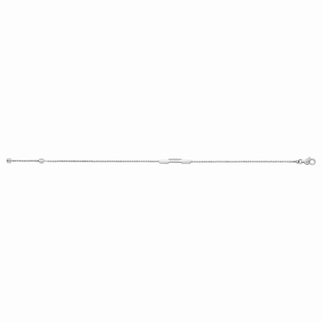 Gucci Link to Love 18ct White Gold Diamond Chain Bracelet