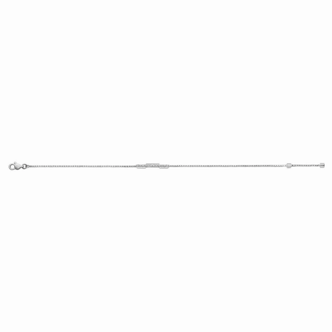 Gucci Link to Love 18ct White Gold Diamond Chain Bracelet
