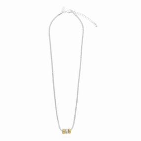 Halo Silver And Gold 45cm   5cm Extender Necklace 4516