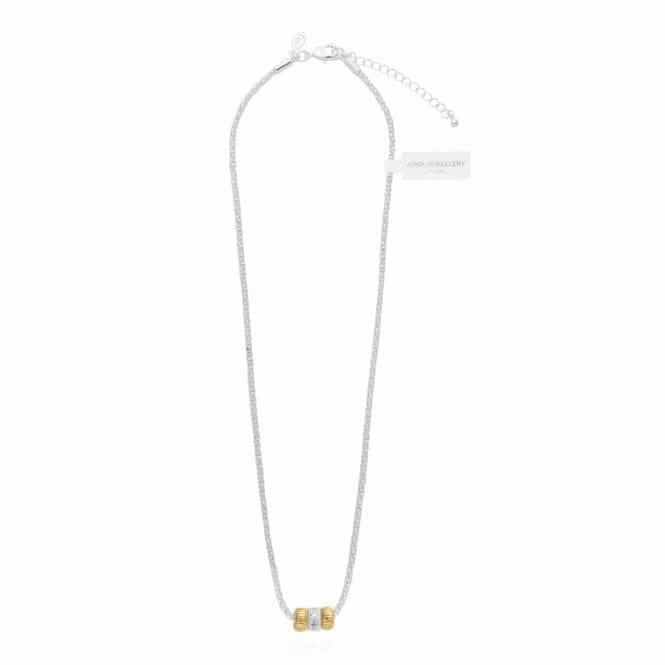 Halo Silver And Gold 45cm   5cm Extender Necklace 4516