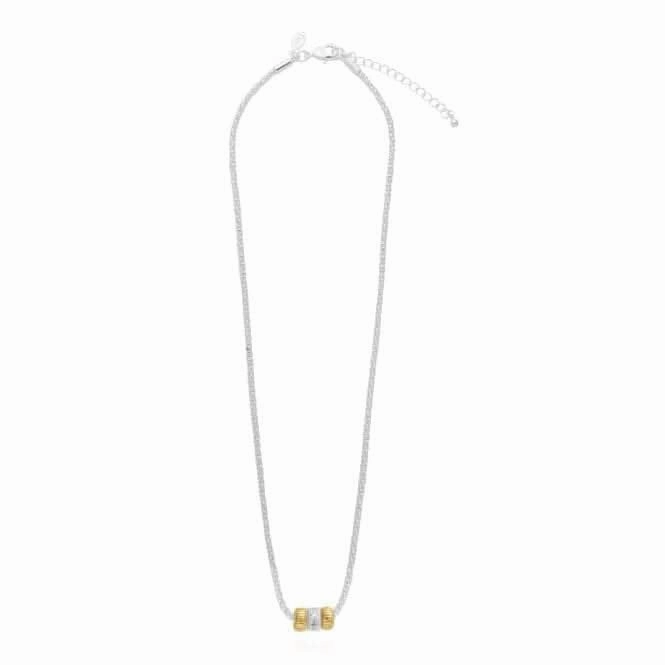 Halo Silver And Gold 45cm   5cm Extender Necklace 4516