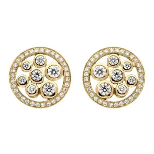 Hans D. Krieger 18ct Rose Gold 0.55ct Diamond Stud Earrings