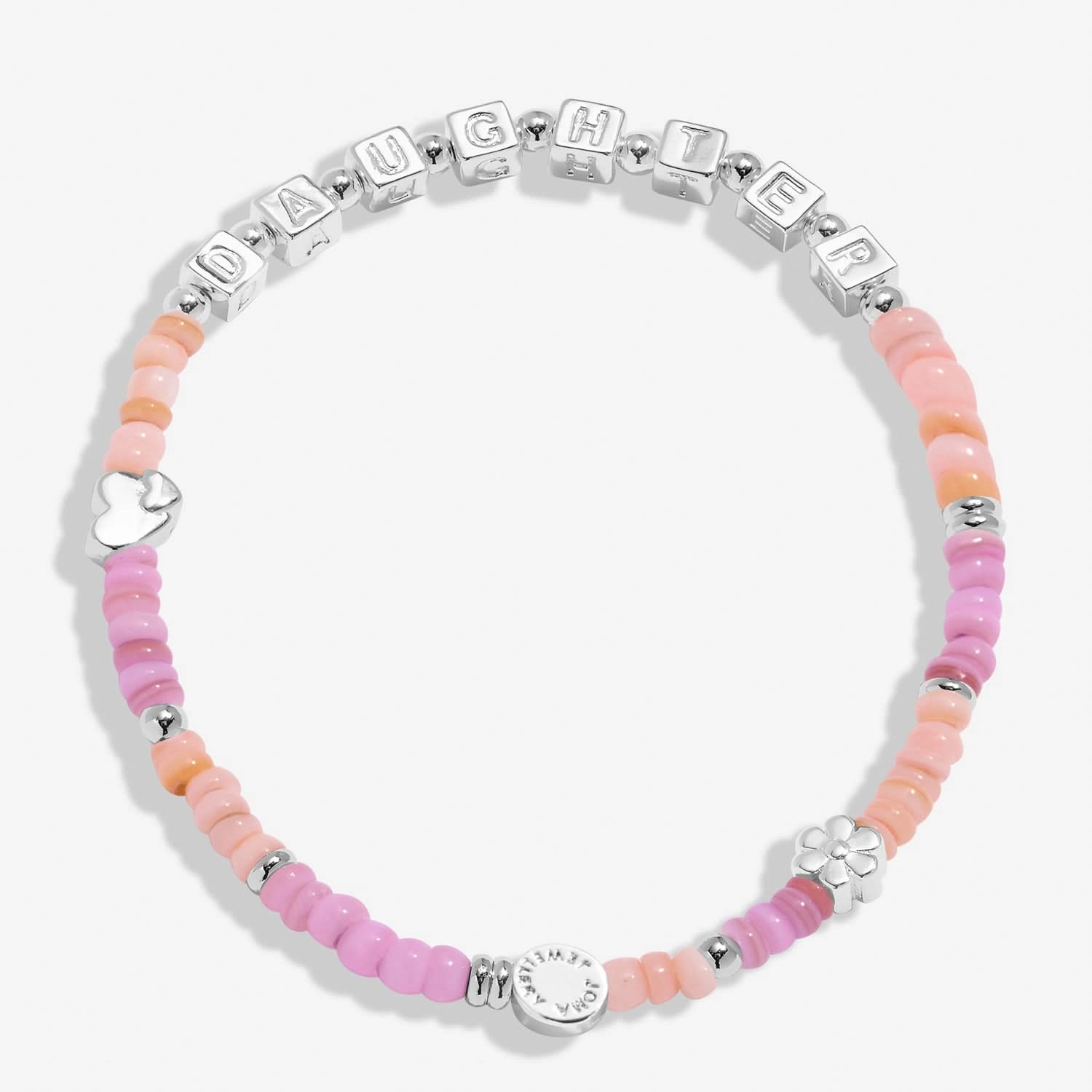 Happy Little Moments Daughter Silver Plated Bracelet 8259