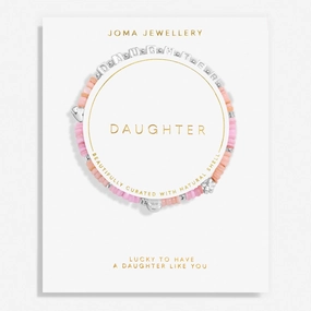 Happy Little Moments Daughter Silver Plated Bracelet 8259