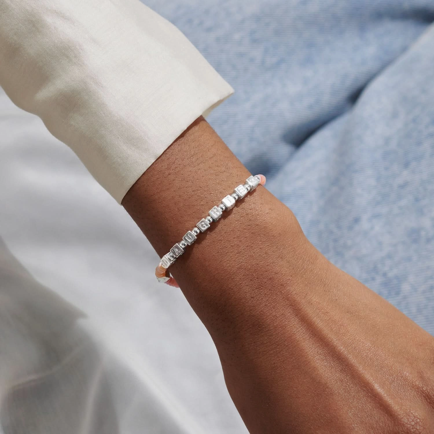 Happy Little Moments Daughter Silver Plated Bracelet 8259