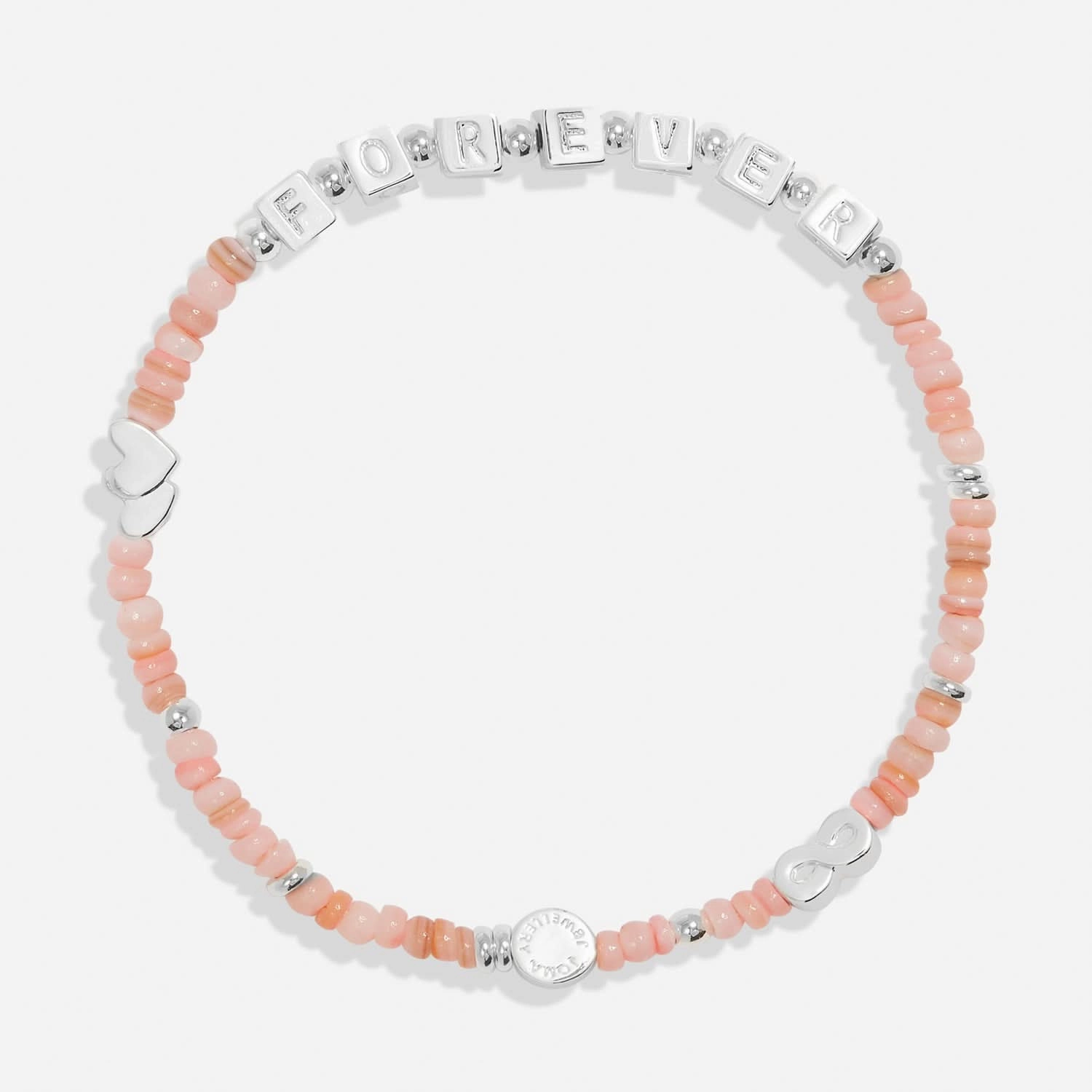 Happy Little Moments Friendship Forever Silver Plated Bracelet 7533