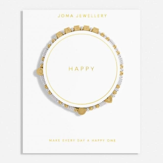 Happy Little Moments Happy Gold Plated 17.5cm Bracelet 7083