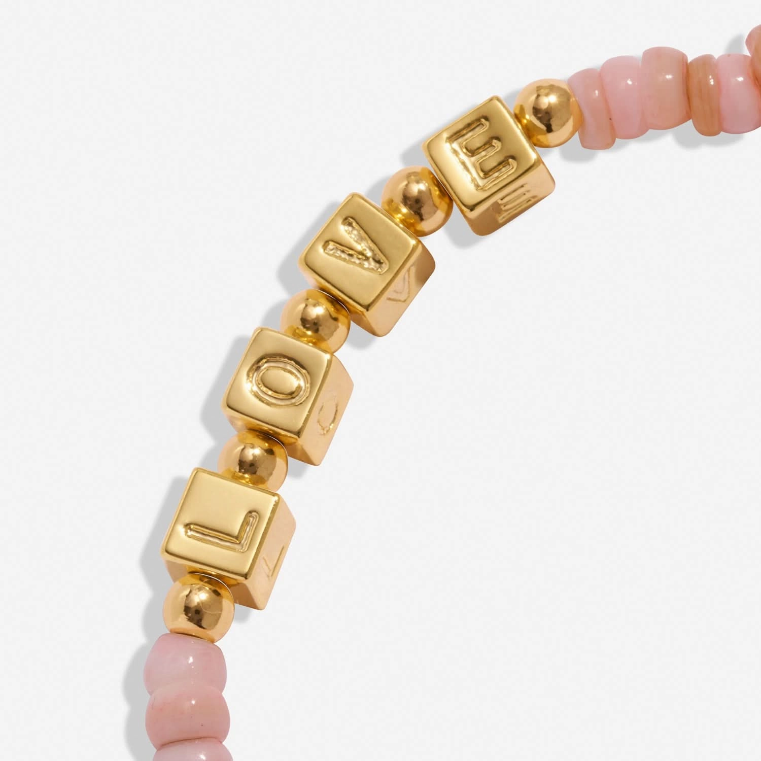 Happy Little Moments Love Love Love Gold Plated Anklet 8237