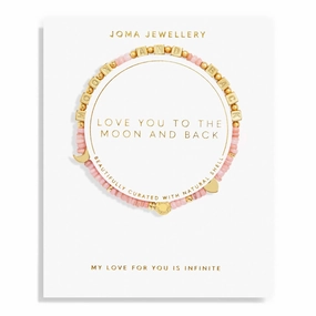 Happy Little Moments Love You To The Moon Back Gold Plated Bracelet 7531