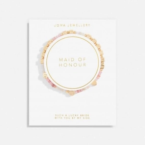 Happy Little Moments Maid Of Honour Gold Plated 17.5cm Bracelet 7095