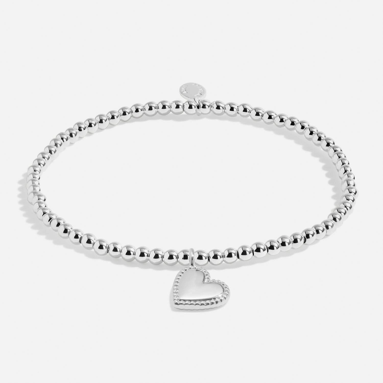 Heart Jewellery Box With Love Silver Plated Bracelet 8740